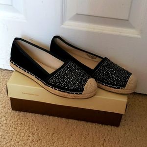 Franco Sarto Black Suade Twilight Espadrilles